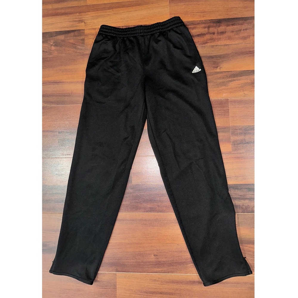 Adidas Kids XL 18 Black White Tiro Track Pants Soccer Joggers Ankle Zip Athletic